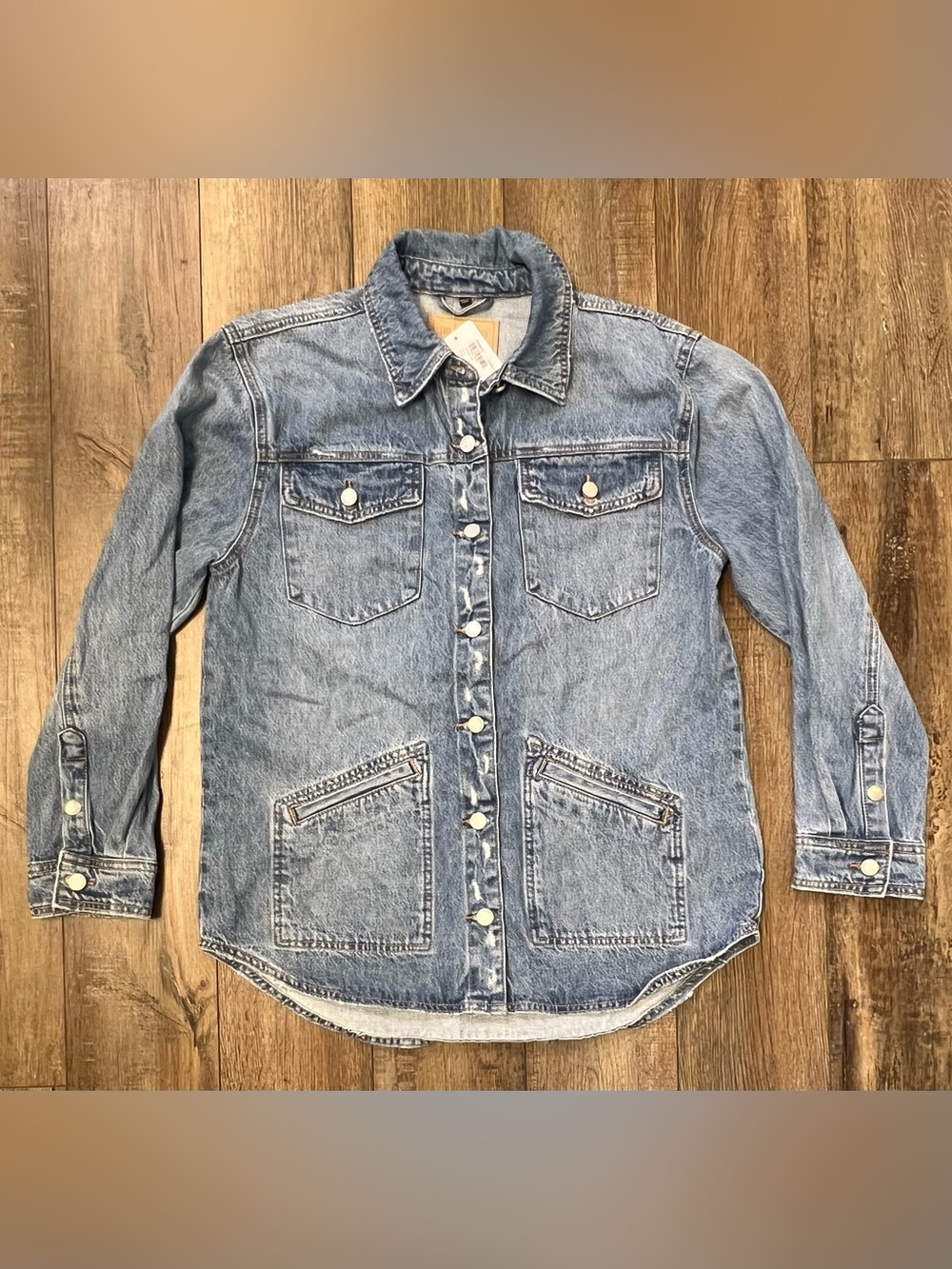 Blank NYC Hours Later Denim Jacket NWT $128